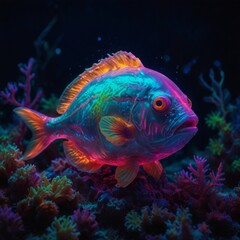 Fototapeta premium fish in aquarium