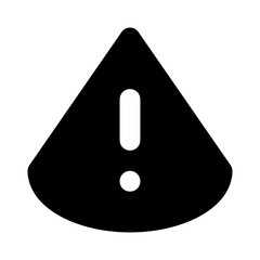 caution error solid UI icon