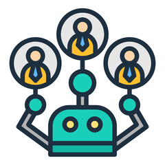 Ai Recruitment Technology Icon