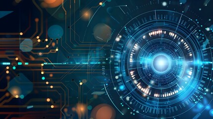 Abstract technology communication concept vector background
