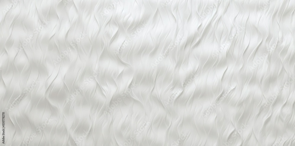 Poster texture white fabric on a isolated background a close - up of a white fabric with a pattern, placed 