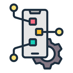 Mobile App Development Icon