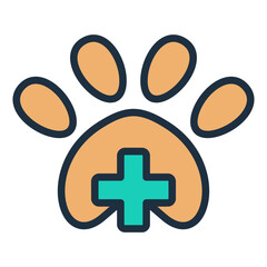 Obraz premium Veterinary Medicine Icon