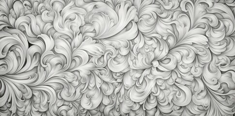 texture drawing of a white flower on a white wall