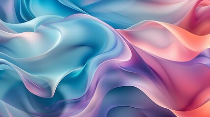 Abstract background with smooth shapes