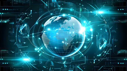 Digital technology world - Business virtual concept