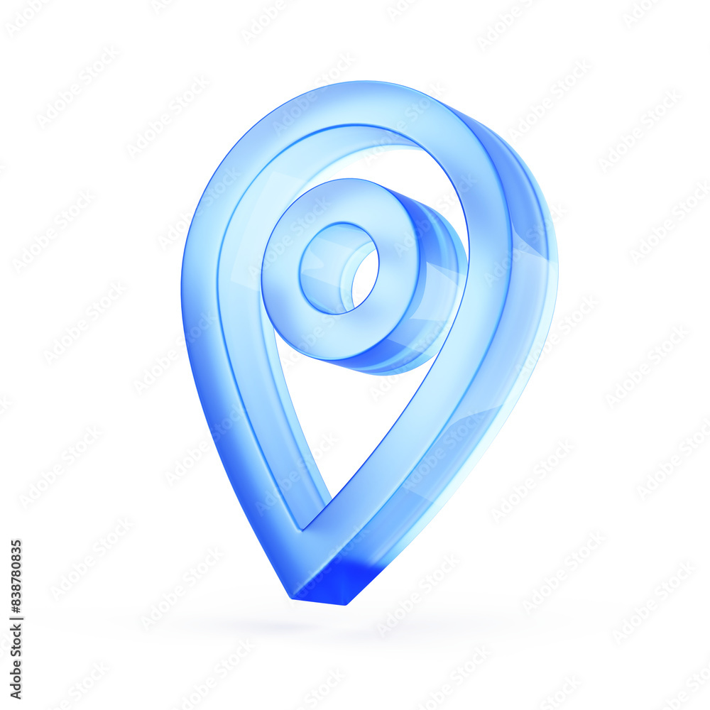 Poster gps location pointer marker - location map pin icon