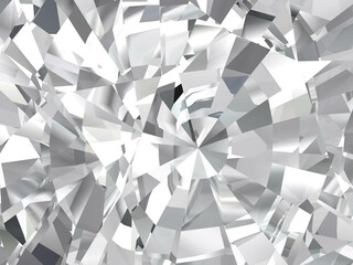 Realistic diamond texture close up, 3D illustration. (high resolution 3D image)