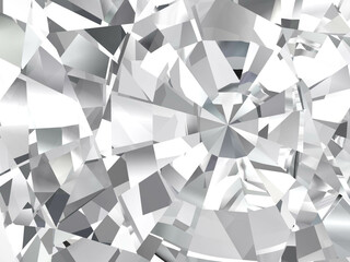 Realistic diamond texture close up, 3D illustration. (high resolution 3D image)