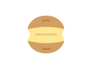 ベビーカステラのアイコンのイラスト