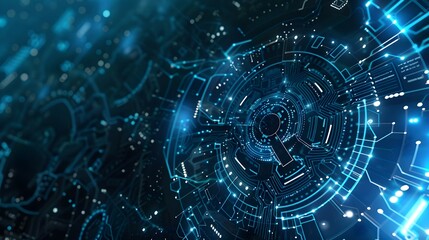 Abstract technology digital hi-tech background