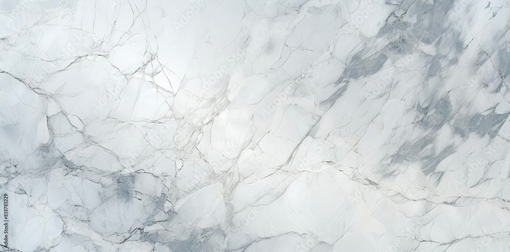 Poster seamless marble texture on a isolated background, featuring a row of tiles in different sizes and co