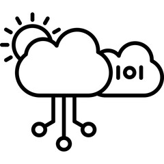 Cloud free Icon