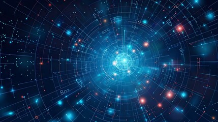 Digital technology and science background