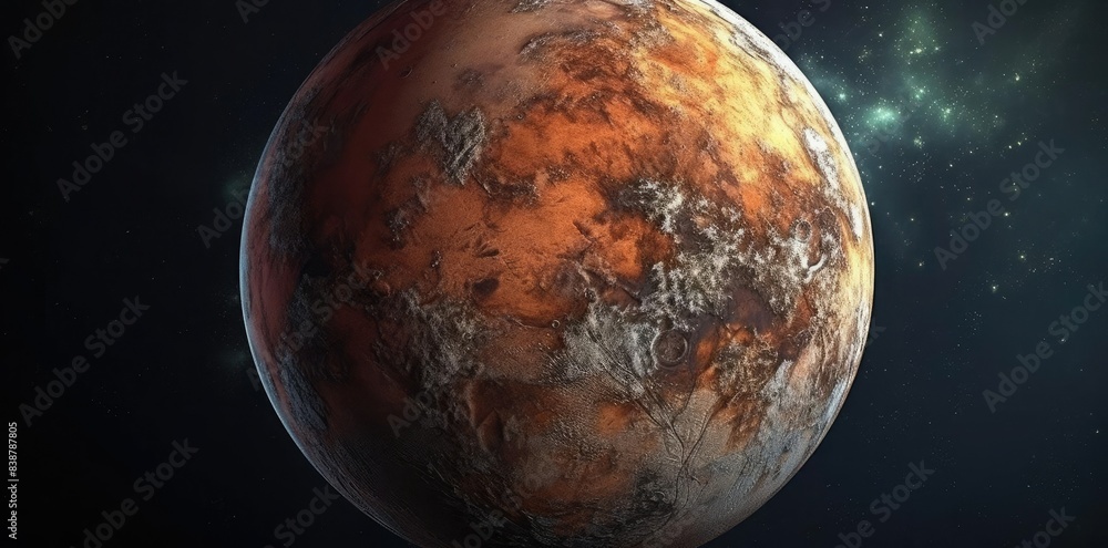 Poster planet textures on a black background a collection of objects including a globe, a pen, a ruler, and