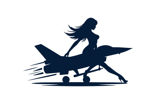 girl with airplane flying jatt girl