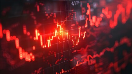 Crisis and stock markets down chart