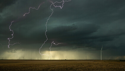 lightning in the storm