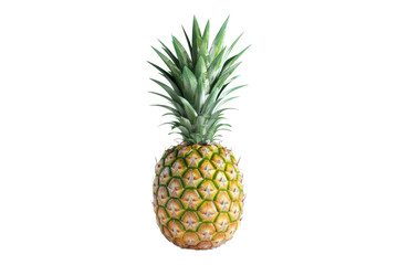 Fototapeta premium Fresh Pineapple Fruit Isolated on White Background