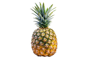 Fototapeta premium Fresh Pineapple Isolated on White Background
