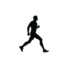 Vector Silhouetted  White Background