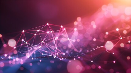 Abstract plexus geometrical shapes