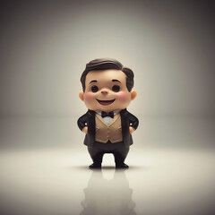 Figurine of a businessman