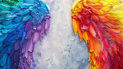 Wings for elegant Pride celebrations