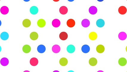 Light Multicolor, Rainbow vector red banner with set of circles, dots. Donuts Background. Creative Design Template. Technological halftone illustration.