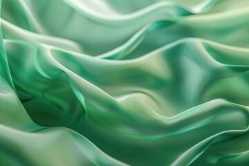 Fototapeta premium Green fabric texture