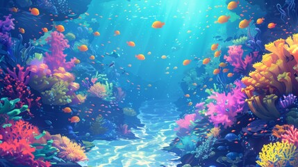 Underwater World Illustration