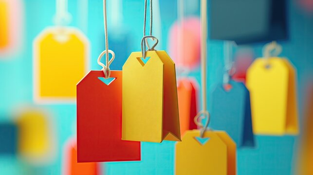 Price tags, online shopping, discounts, Shopee, promotions, coupons, special prices, minimalist style tags