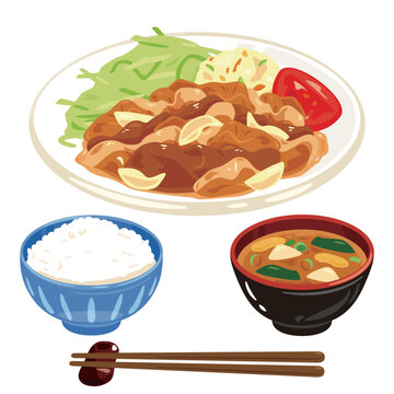 生姜焼き定食