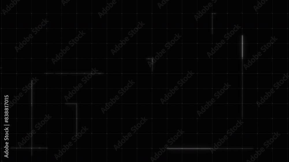 Poster futuristic technology abstract background with basic geometry line element