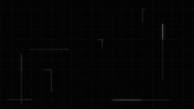 Futuristic technology Abstract background with basic geometry line element
