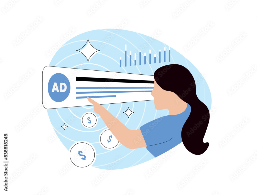 Poster optimize ppc advertising with effective pay-per-click strategies. manage campaigns, track metrics an