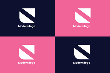 letter c 3d geometric logo, letter c and triangle icon logo, logomark, brandmark