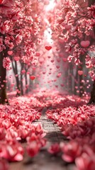 Cherry Blossoms in Full Bloom