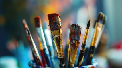 Fototapeta premium types of creative hobbies that best suit each MBTI personality, from painting for ISFPs to creative writing for INFPs