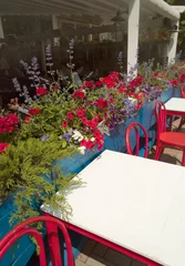 summer interior cafe with street © Anna Ismagilova