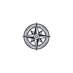 Obraz premium Compass logo design