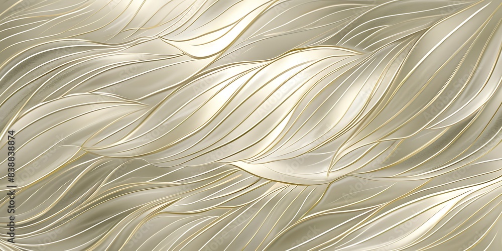 Poster silver lines with wave pattern design, silver lines, wave pattern, design