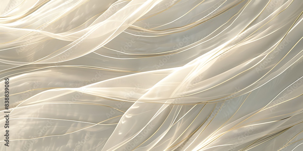 Poster silver lines with wave pattern design, silver lines, wave pattern, design