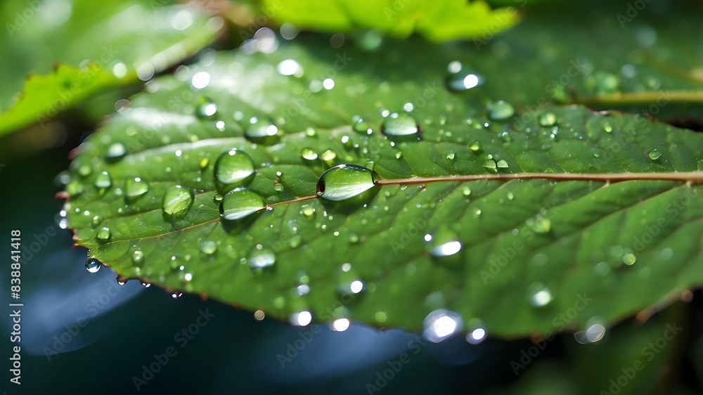 Poster a_captivating_macro_shot_showcasing_large_transparent_