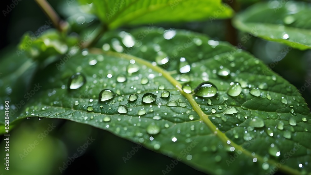 Poster a_captivating_macro_shot_showcasing_large_transparent_