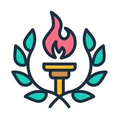 Olympics Flame Icon