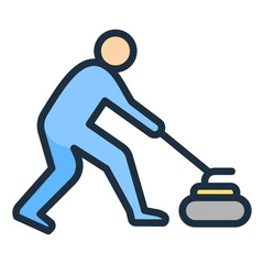Curling Icon