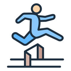 Obstacle Jump Icon