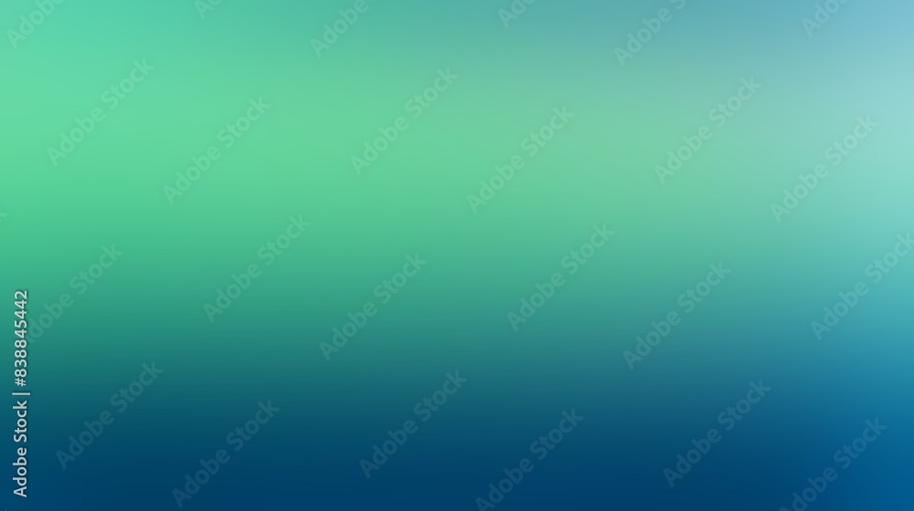 Poster green to blue gradient background with textured noise, dynamic look,blurred gradient