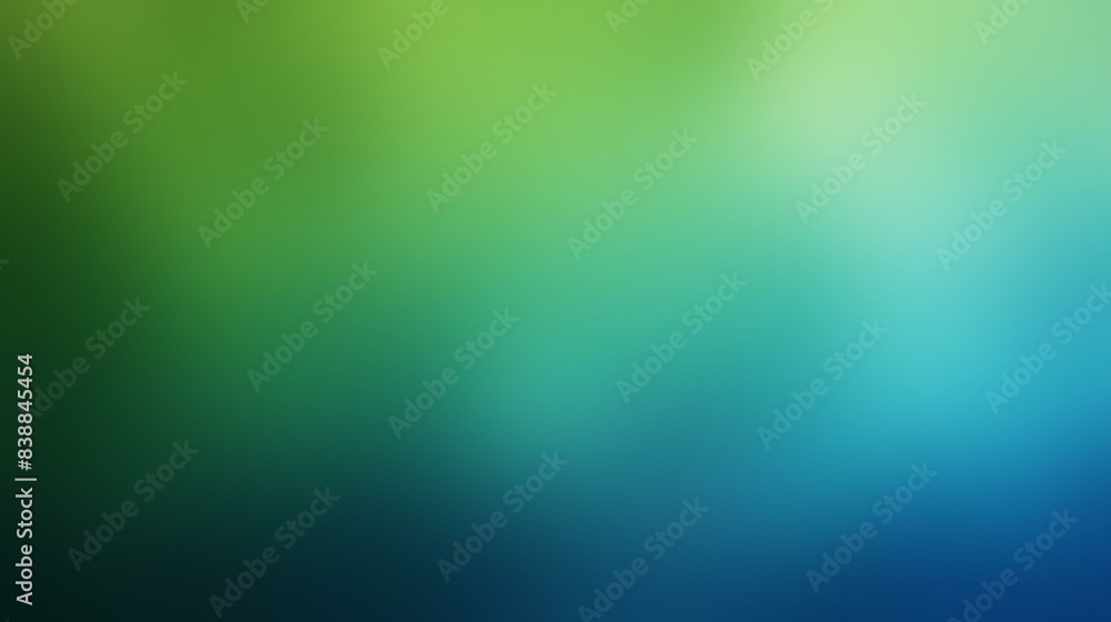 Poster green to blue gradient background with textured noise, dynamic look,blurred gradient